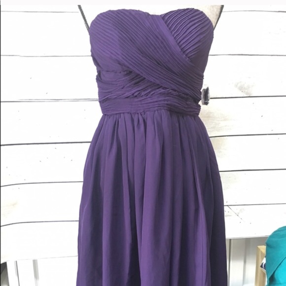 Purple Chiffon Dress